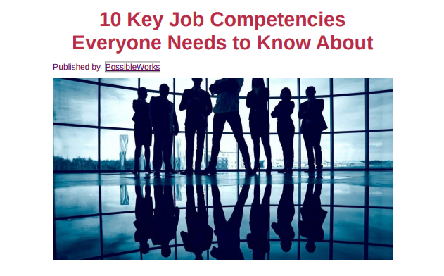 10 Key Job Competencies Everyone Needs to Know About