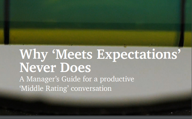 Why 'Meets Expectations' Never Does