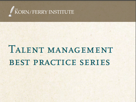 Talent management best practice series